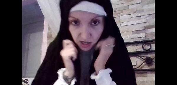  Sister, this is by no means appropriate behavior for a church nun